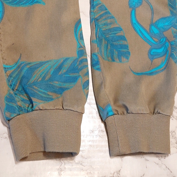Kavu tropical print Tencel joggers, size XS - Picture 6 of 7